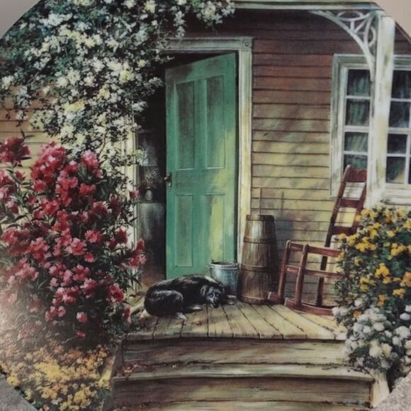 Maurice Harvey "The Wooden Butter Churn" Collector Plate - Picture 4 of 5